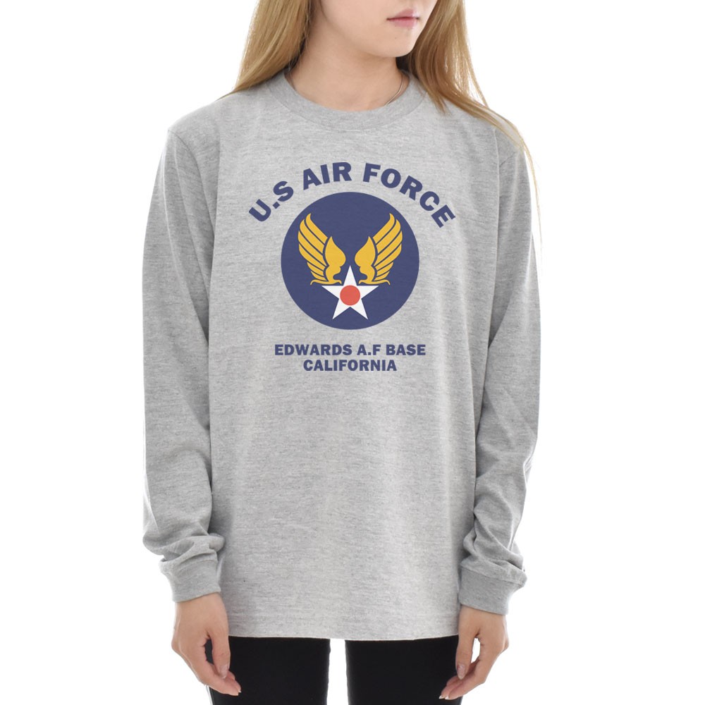 US AIR FORCE ドライロンＴ【サイズM～5L】2枚セット【品番k72】 ミリタリー Tシャツ U.S AIR FORCE BASE 長袖Tシャツ ロンT