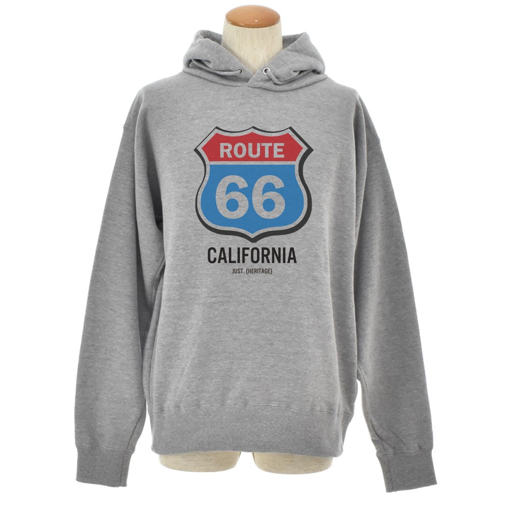 アメカジ パーカー パーカ ルート66 ROUTE 66 長袖 プルオーバー スウェット トップス メンズ レディース ブランド USA アメリカ  大きいサイズ 3L 4L