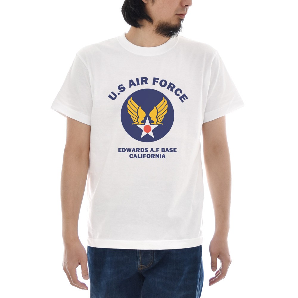 US エアフォース Tシャツ U.S AIR FORCE BASE ジャスト 半袖T