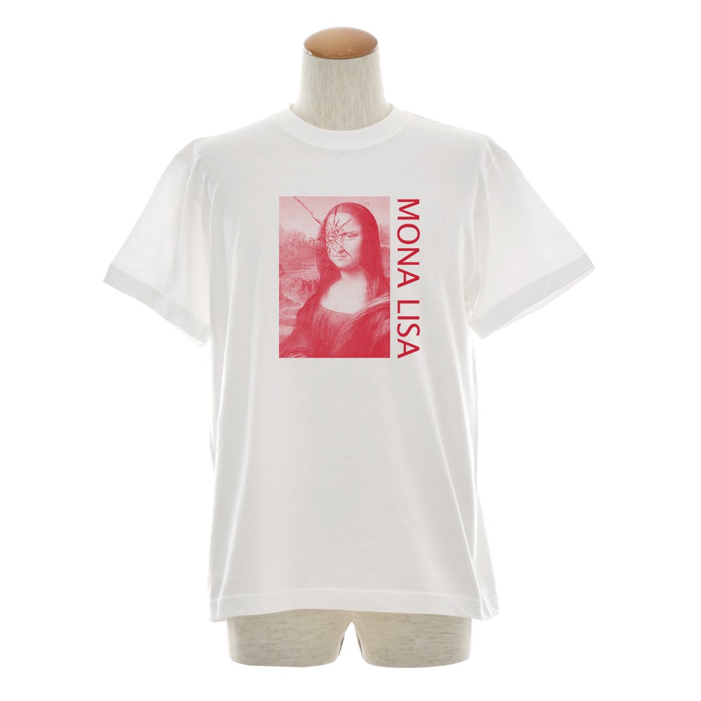 ジャスト Tシャツ MONA LISA 半袖Tシャツ メンズ レディース 大きい