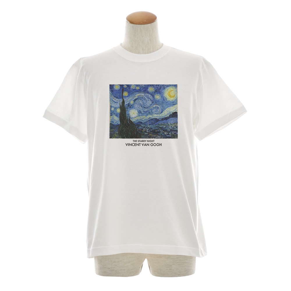 ゴッホ Tシャツ 星月夜 スターリーナイト THE STARRY NIGHT 半袖T