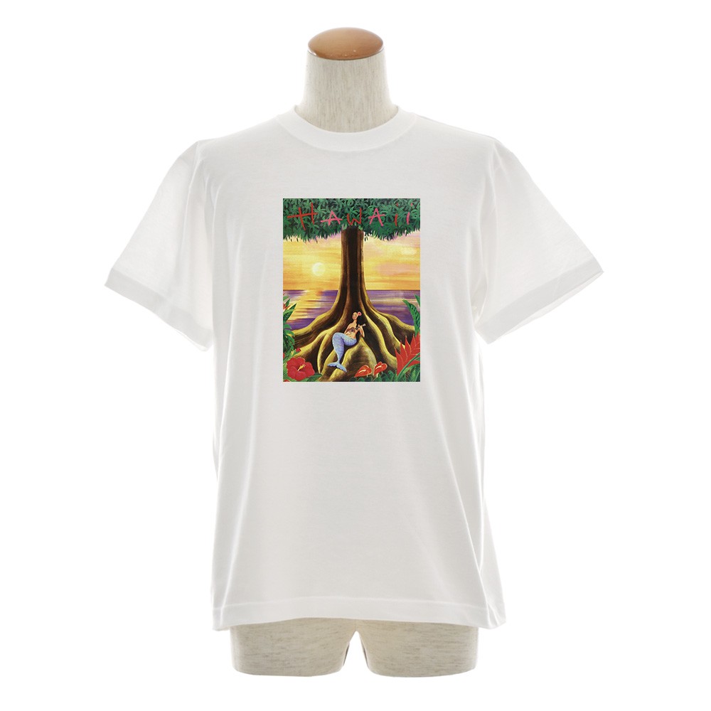 ヴィンテージ ポスター Tシャツ ハワイ ハワイアン HAWAII フラガール