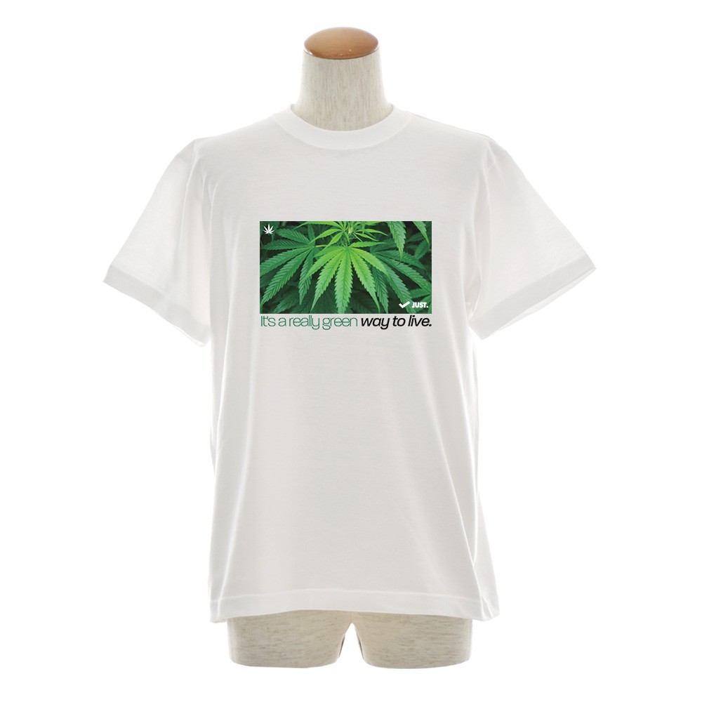 大麻 Tシャツ ジャスト CANNABIS BOX 半袖Tシャツ メンズ おしゃれ