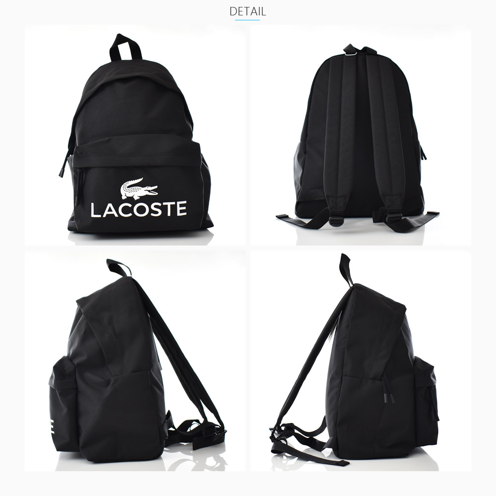 LACOSTE 黒 リュック LACOSTE（ラコステ） リュック リュックサック バックパック BACK PACK