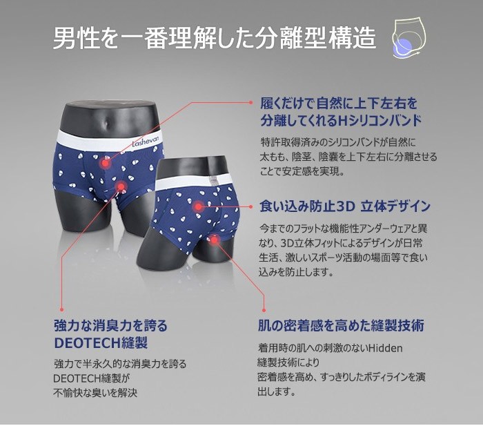 返品・交換不可】ラシュバン LASHEVAN アンダーウェア ボクサーパンツ