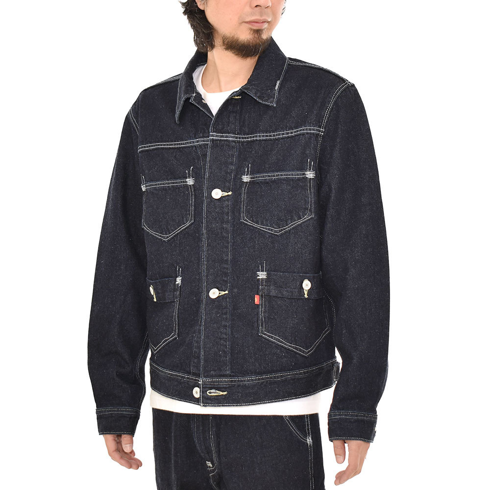 リーバイス レッド Levi's Red ジージャン デニムジャケット トラッカージャケット Gジャン レッド RED メンズ LR TRUCKER  THE LIGHTS GO OUT A01420000