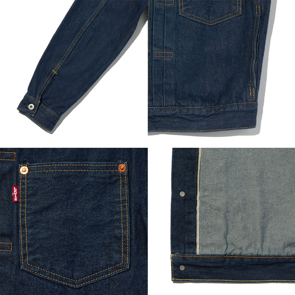 リーバイス Levi`s levis  Gジャン ジージャン 1st タイプ1 トラッカージャケット セルビッジ TYPE 1 TRACKER JACKET SELVEGE A3174-0030 007X8-0000の画像