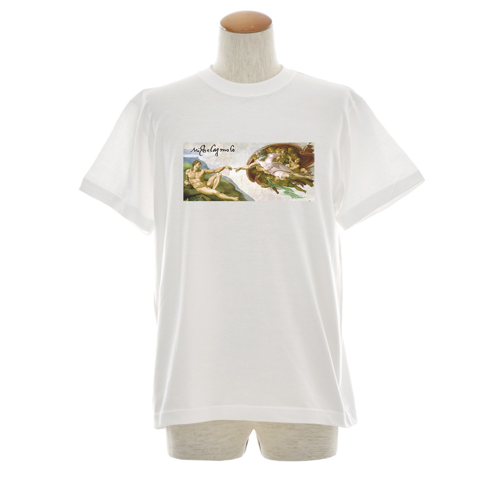 エイミーイストワール ミケランジェロアートプリントTシャツ EIMY ISTOIRE エイミーイストワール eimy istoire Michelangelo art