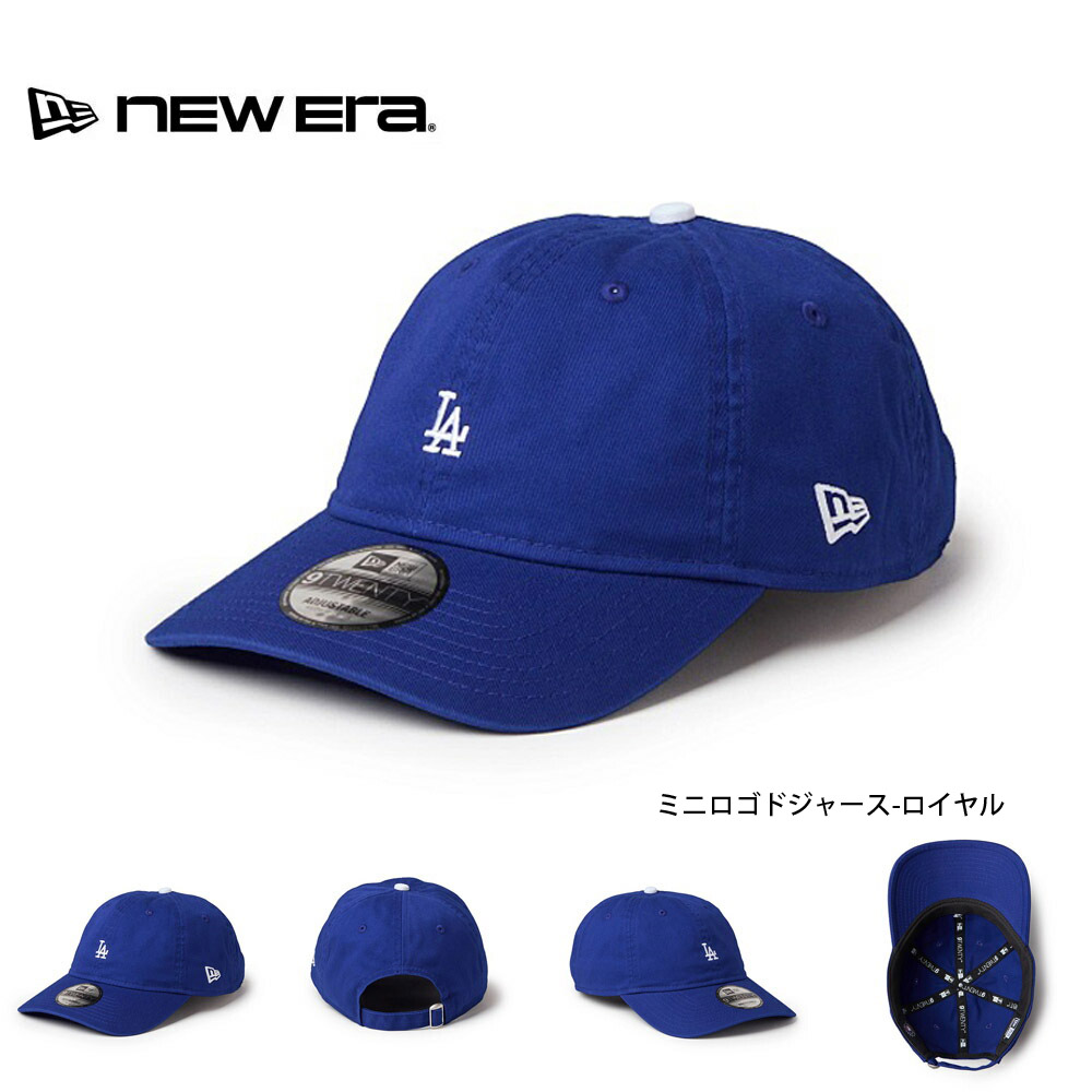 HRH × NEW ERA 9TWENTY ロゴキャップ ブルー NEW ERA（ニューエラ） キャップ 帽子 9TWENTY Washed 920 ナイン