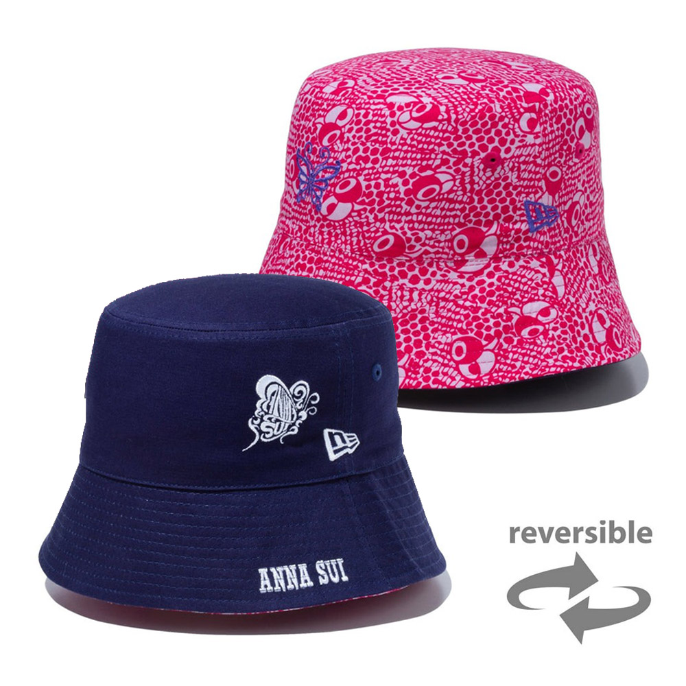 ニューエラ NEW ERA newera × ANA SUI アナスイ コラボ ハット バケット01 リバーシブル セーラーブリム Sailor  Brim ANNA SUI 14124532 レディース S/M