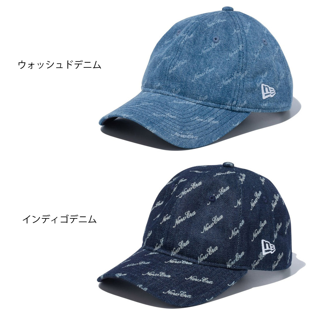 ニューエラ new era NEWERA キャップ 9TWENTY デニム モノグラム 920 DENIM MONOGRAM 14109856 14109857 メンズ レディース アウトドア 帽子 6パネル 総柄｜raiders｜04