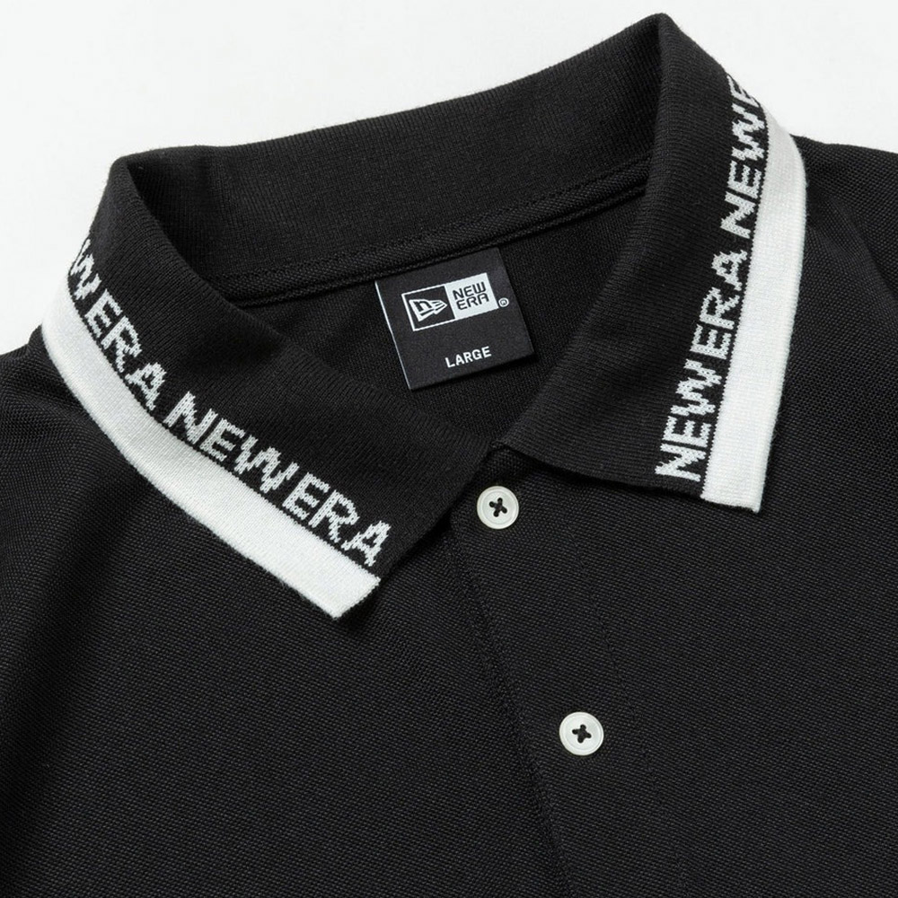 ニューエラ new era NEWERA ポロシャツ 半袖 オーバーサイズド カラー ロゴ Collar Logo 14121844 14121845 メンズ レディース 襟付き クールビズ 大きいサイズ｜raiders｜12