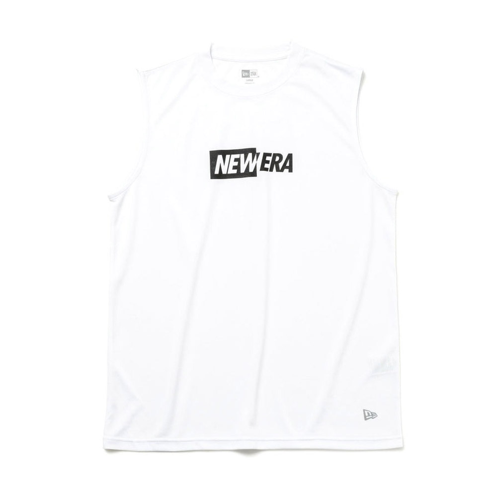 ニューエラ new era NEWERA パフォーマンス タンクトップ ノースリーブ チェストロゴ タンク Chest Logo Tech Tank 14121941 14121943 14121942 メンズ ロゴ 黒｜raiders｜02