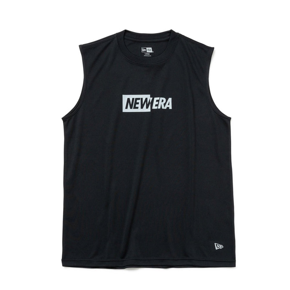 ニューエラ new era NEWERA パフォーマンス タンクトップ ノースリーブ チェストロゴ タンク Chest Logo Tech Tank 14121941 14121943 14121942 メンズ ロゴ 黒｜raiders｜08