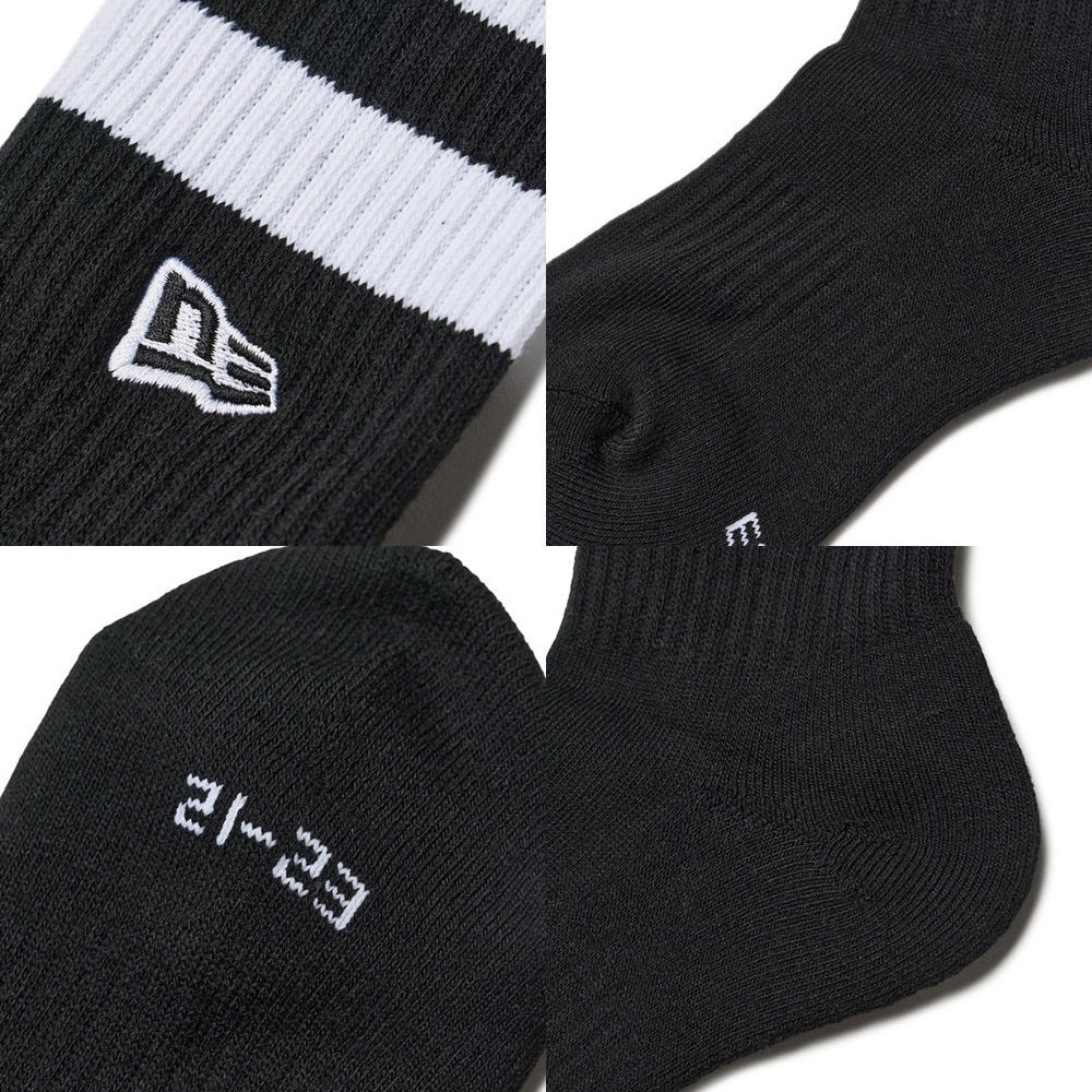 NEW ERA（ニューエラ） new era NEWERA 2Pソックス 靴下 ソックス