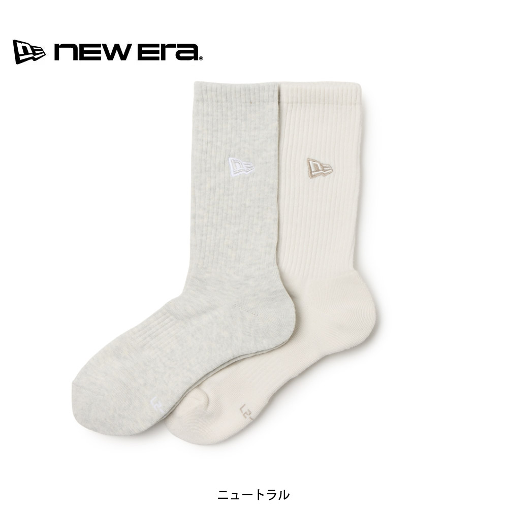NEW ERA（ニューエラ） new era NEWERA 2Pソックス 靴下 ソックス