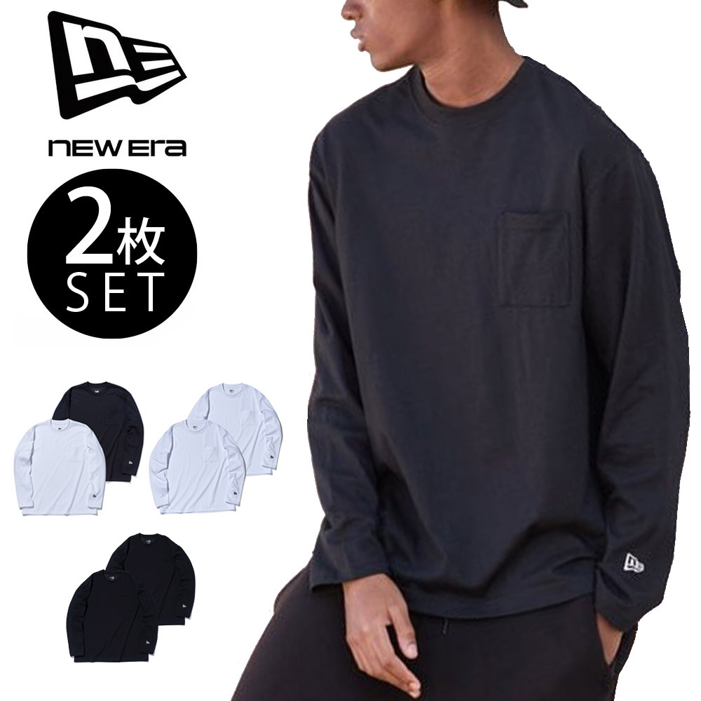 �j���[�G�� new era NEWERA T�V���c 2�p�b�N ���� �p�t�H�[�}���X T�V���c 2-Pack L/S Performance Tee 13561865 14476602 14476603 2P 2���g 2���Z�b�g ����T