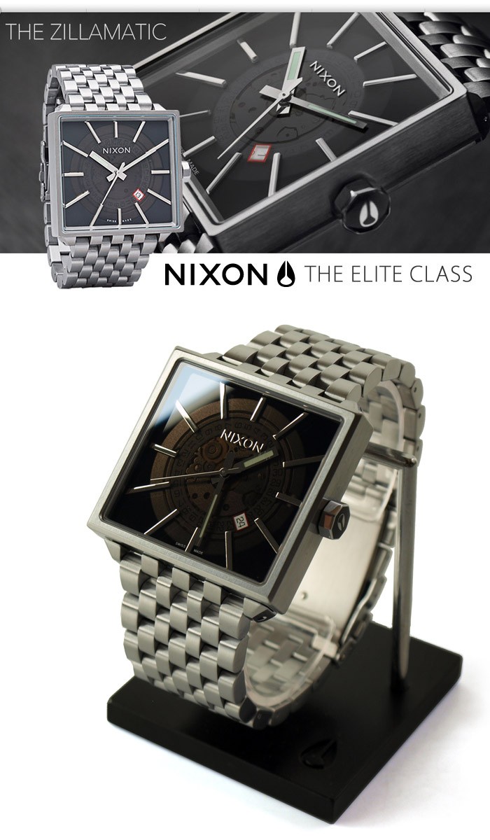 ニクソン 腕時計 ELITE CLASS ザエリートクラス ZILLAMATIC ブラック 