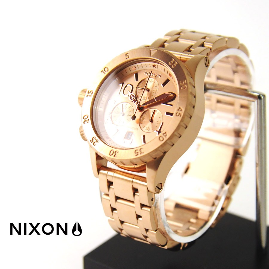 ニクソン NIXON 腕時計 THE 38-20 CHRONO 38-20 クロノ ローズゴールド 