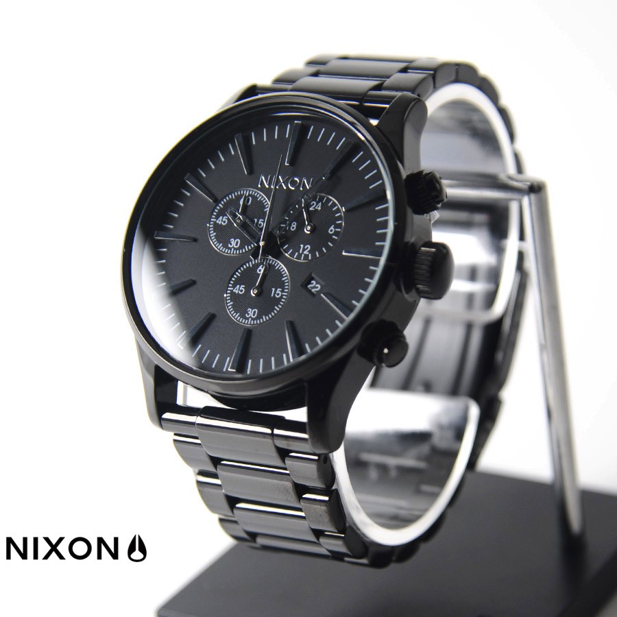 NIXON 腕時計 黒×金 - 腕時計(アナログ)