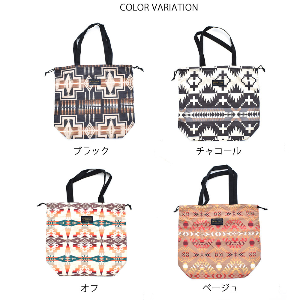 PENDLETON ペンドルトン バッグ プリント ドロー トートバッグ