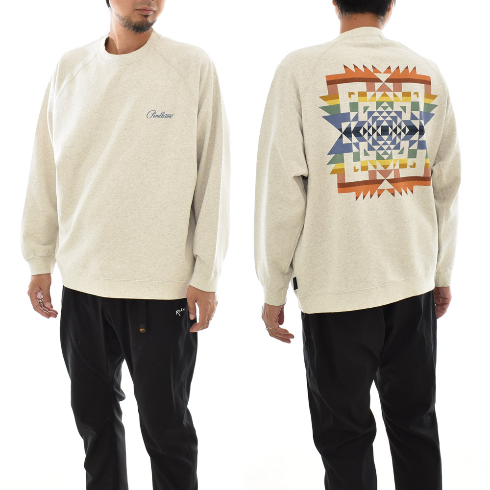 ペンドルトン PENDLETON トレーナー バックプリント スウェットシャツ 3475-3006 ...