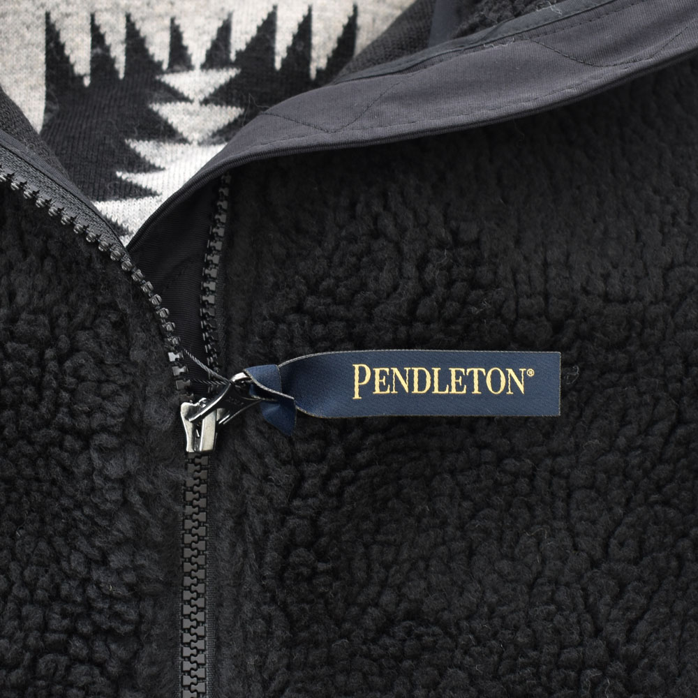 ペンドルトン PENDLETON レディース ボアスタンドロングコート 4475-7113 ウィメンズ ボアフリース モコモコ ネイティブ柄 | PENDLETON | 15