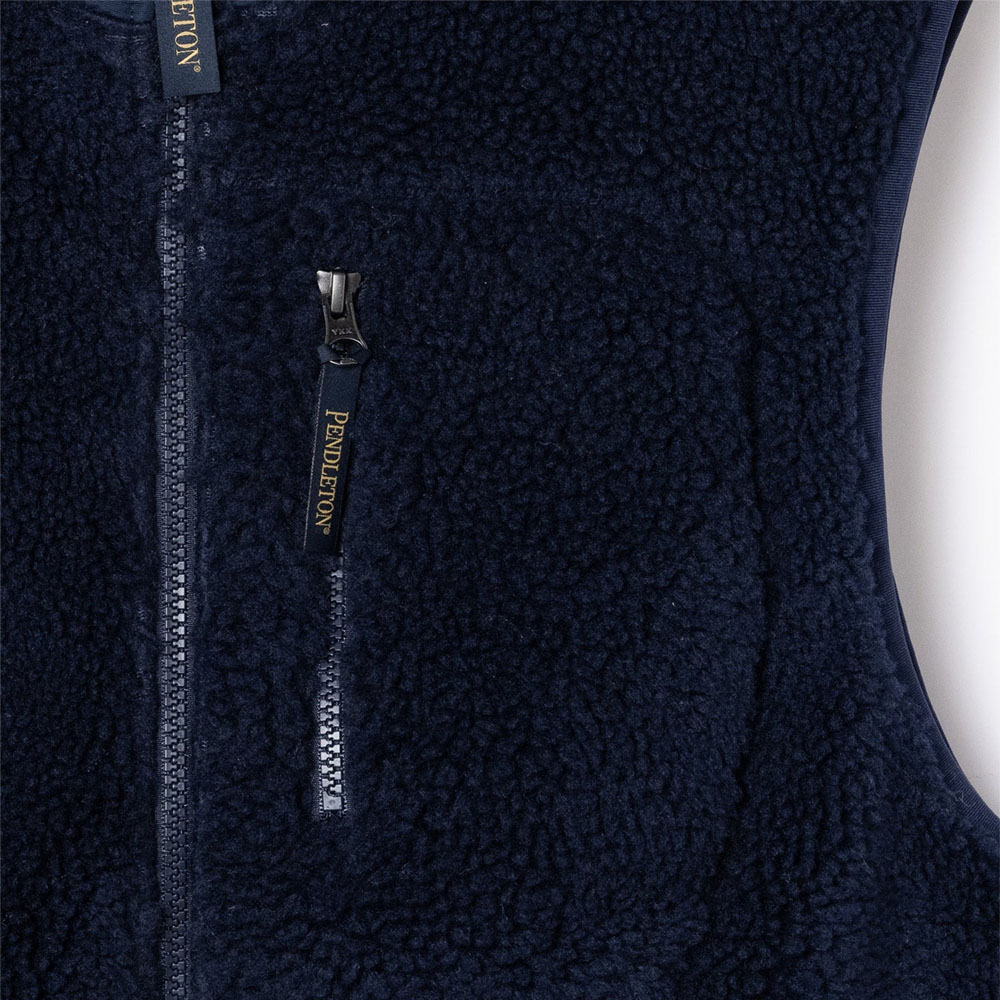 PENDLETON ペンドルトン ボアフリースベスト スタンドネック