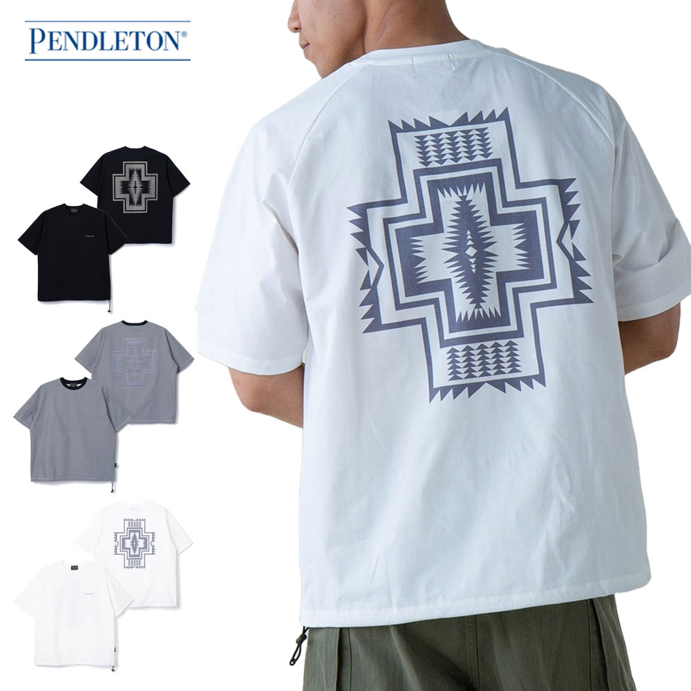 ペンドルトン PENDLETON 半袖Tシャツ カルクロ×ソロテックス ジャージー バックプリント Tシャツ CALCULO×SOLOTEX Jersey TEE 5275-0010 メンズ レディース | PENDLETON