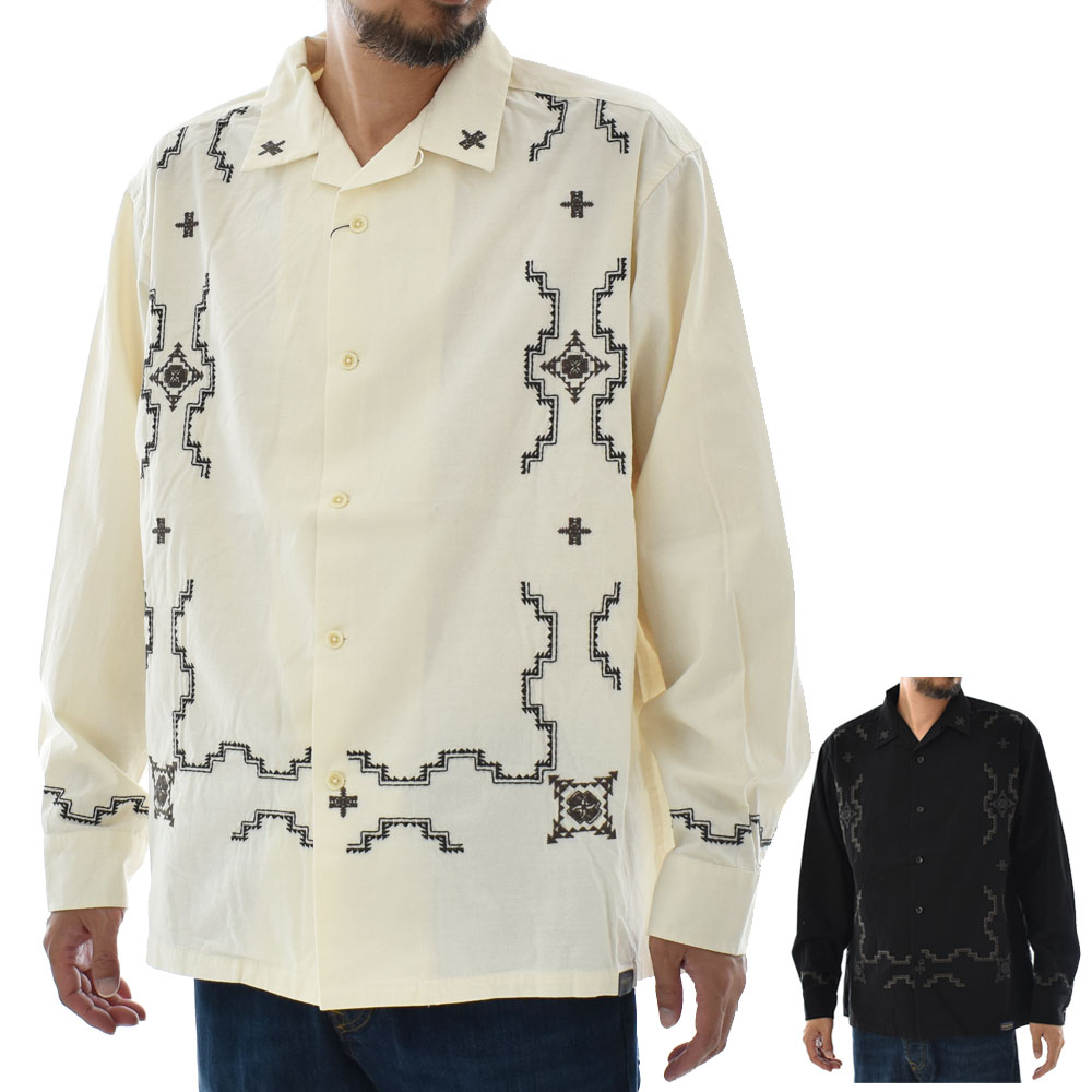 PENDLETON ペンドルトン 長袖シャツ エンブロイダリー オープン