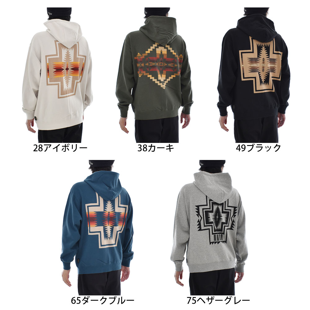 ペンドルトン PENDLETON パーカー バックプリント ジップアップフーディ― 4475-7015 メンズ レディース 男女兼用 ファスナー付き ネイティブ柄 | PENDLETON | 06