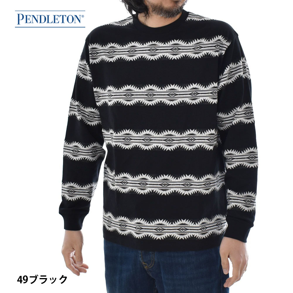 PENDLETON（ペンドルトン） 長袖Tシャツ ジャガード ロングスリーブT
