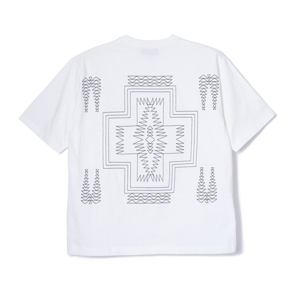 ペンドルトン PENDLETON 半袖Tシャツ バック エンボス Tシャツ Back EMB Tee 5275-0016 メンズ レディース 刺繍 オーバーサイズ 厚手 ネイティブ柄 | PENDLETON | 09