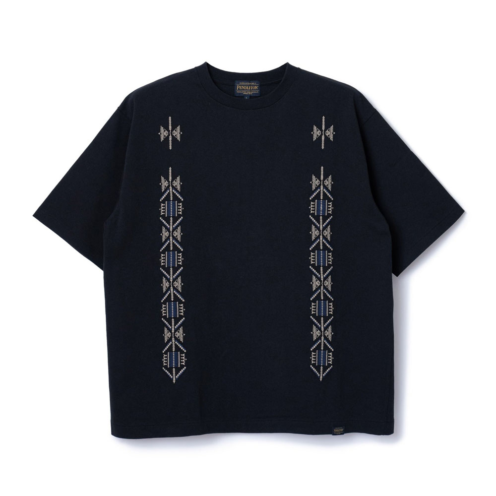 ペンドルトン PENDLETON 半袖Tシャツ エンボス Tシャツ EMB Tee 5275-0017 メンズ レディース 刺繍 オーバーサイズ 厚手 ネイティブ柄 | PENDLETON | 14