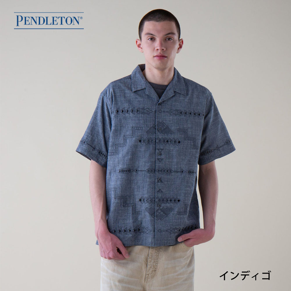 PENDLETON ペンドルトン カットワーク オープンカラーシャツ