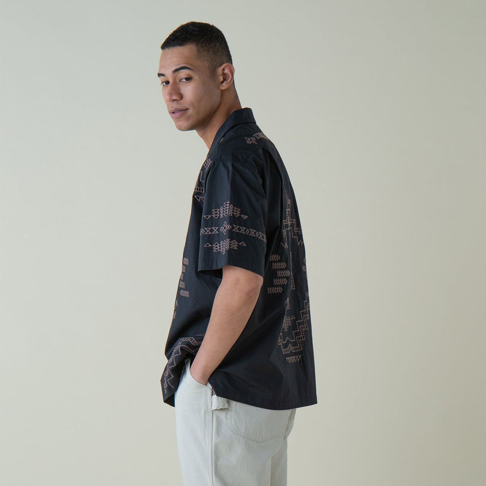 メンズ　PENDLETON　ペンドルトン　Cut Work Open Collar Shirt　カットワークオープンカラーシャツSS 半袖 シャツ 刺しゅう 5275-0013 PENDLETON ペンドルトン カットワーク オープンカラーシャツ