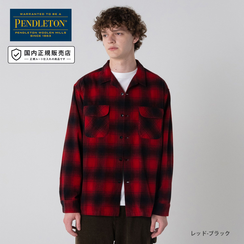 PENDLETON（ペンドルトン） 長袖シャツ コットンシャギー オープン