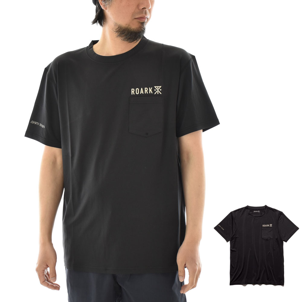 ロアーク リバイバル ROARK REVIVAL Tシャツ ラッシュガード ポケットTシャツ ラッシュT 水陸両用 メンズ RUSHGUARD  POCKET TEE - QUICK DRY RGTJ920