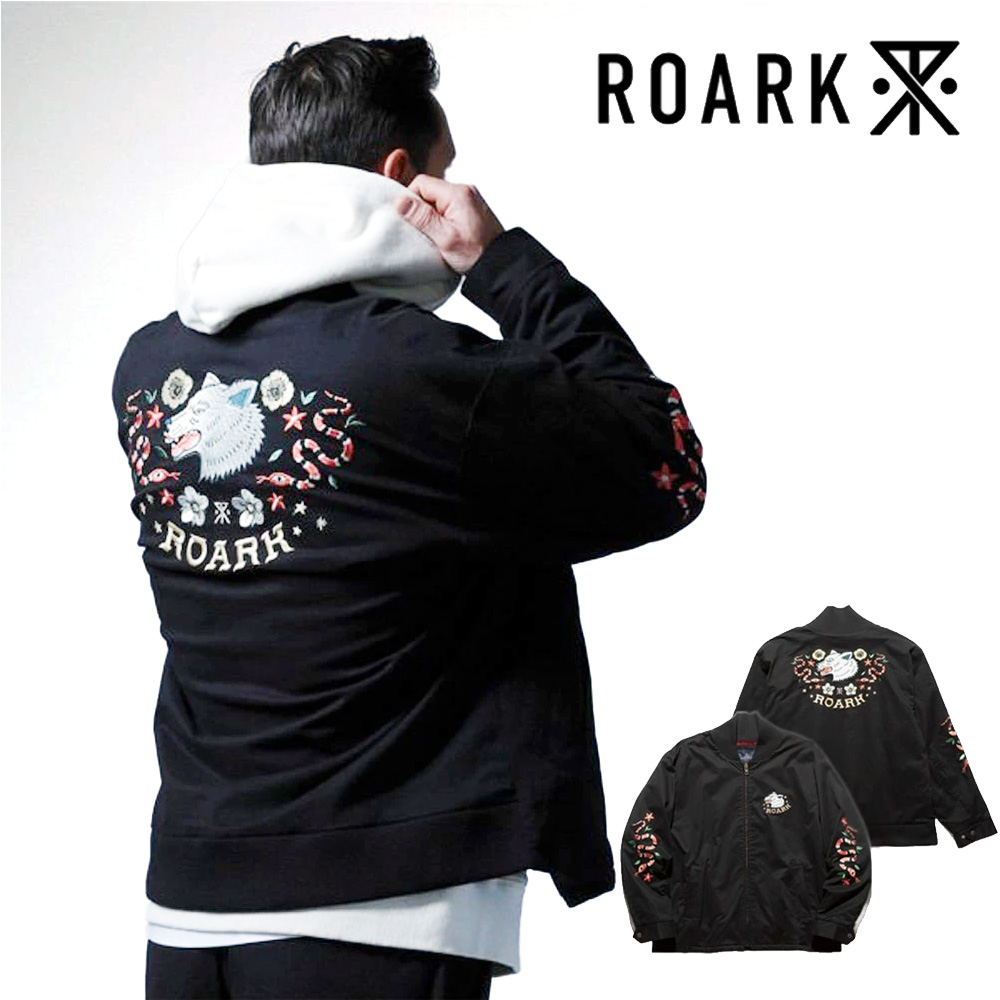 ロアーク リバイバル ROARK REVIVAL ジャケット ウルフパック ボンバージャケット WOLFPACK BOMBER JACKET  RJJ1053-BLK アウター スカジャン 黒 Lサイズ メンズ : roark-231001-4 : レイダース - 通販 -  Yahoo!ショッピング