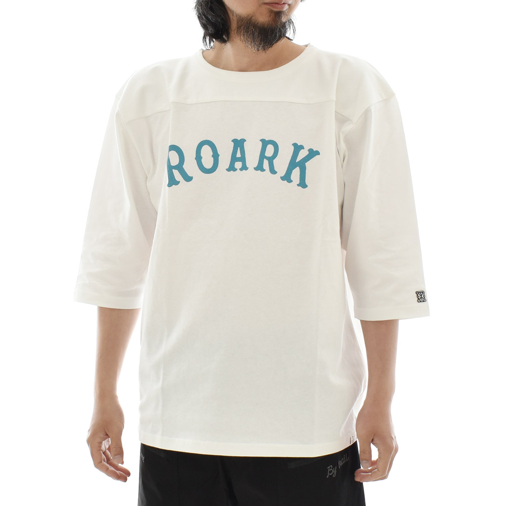 ロアーク リバイバル ROARK REVIVAL Tシャツ メディーバルロゴ 7分袖Tシャツ MEDIEVAL LOGO 3/4 SLEEVE TEE RFTJ1000 メンズ レディース ティーシャツ 抗菌 防臭｜raiders｜06