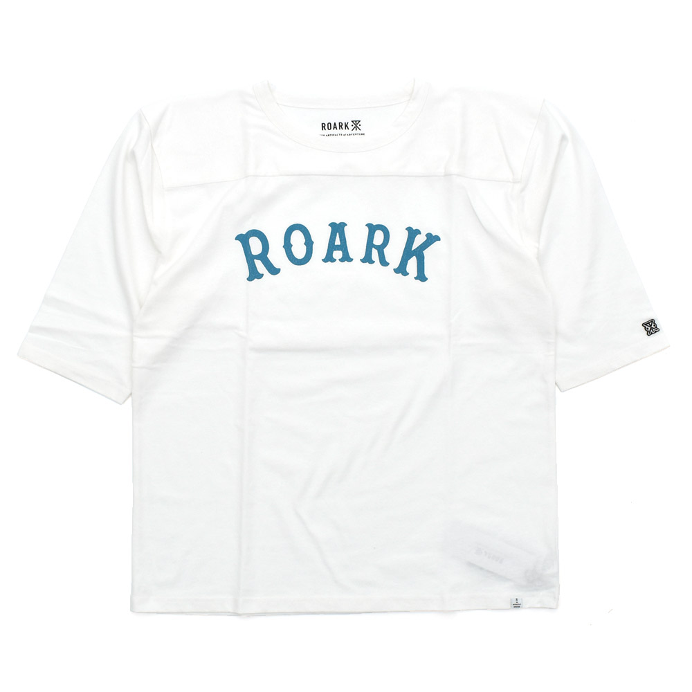 ロアーク リバイバル ROARK REVIVAL Tシャツ メディーバルロゴ 7分袖Tシャツ MEDIEVAL LOGO 3/4 SLEEVE TEE RFTJ1000 メンズ レディース ティーシャツ 抗菌 防臭｜raiders｜02