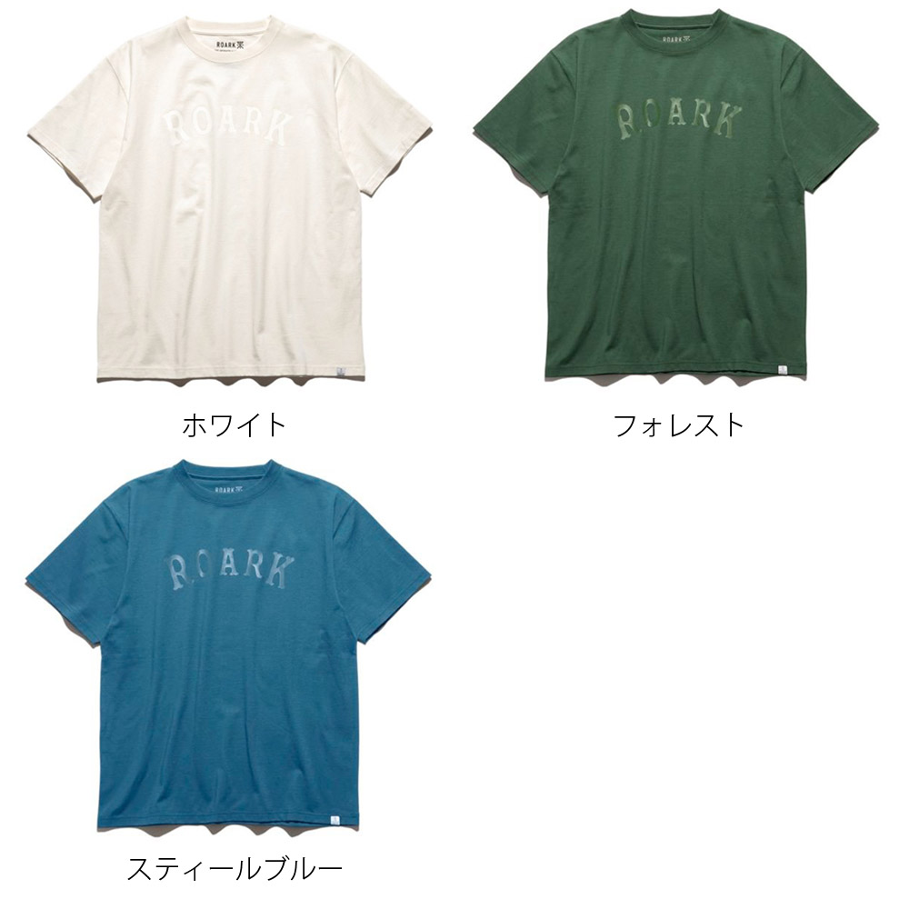 ロアーク リバイバル ROARK REVIVAL Tシャツ メディーバルロゴ ファインテック ドライTシャツ MEDIEVAL LOGO RTJF1002 メンズ レディース 半袖 抗菌 防臭 速乾｜raiders｜05