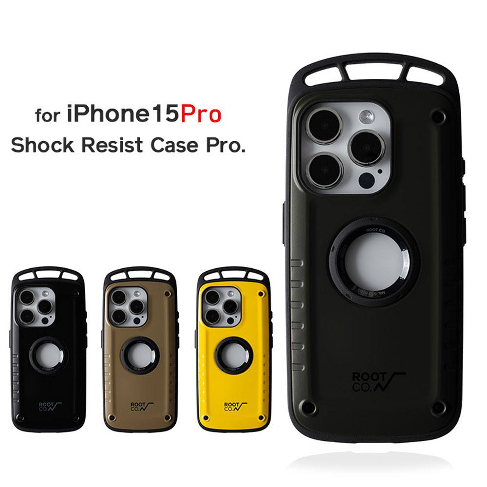 ROOT CO. 【iPhone15Pro専用ケース】ルート コー グラビティ ショック