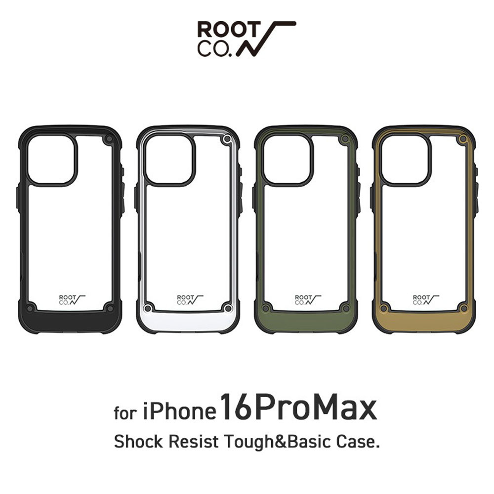 �yiPhone16ProMax��p�P�[�X�z���[�g �R�[ ROOT CO. �O���r�e�B �V���b�N���W�X�g �^�t&amp;�x�[�V�b�N�P�[�X GRAVITY Shock Resist Tough &amp; Basic Case.
