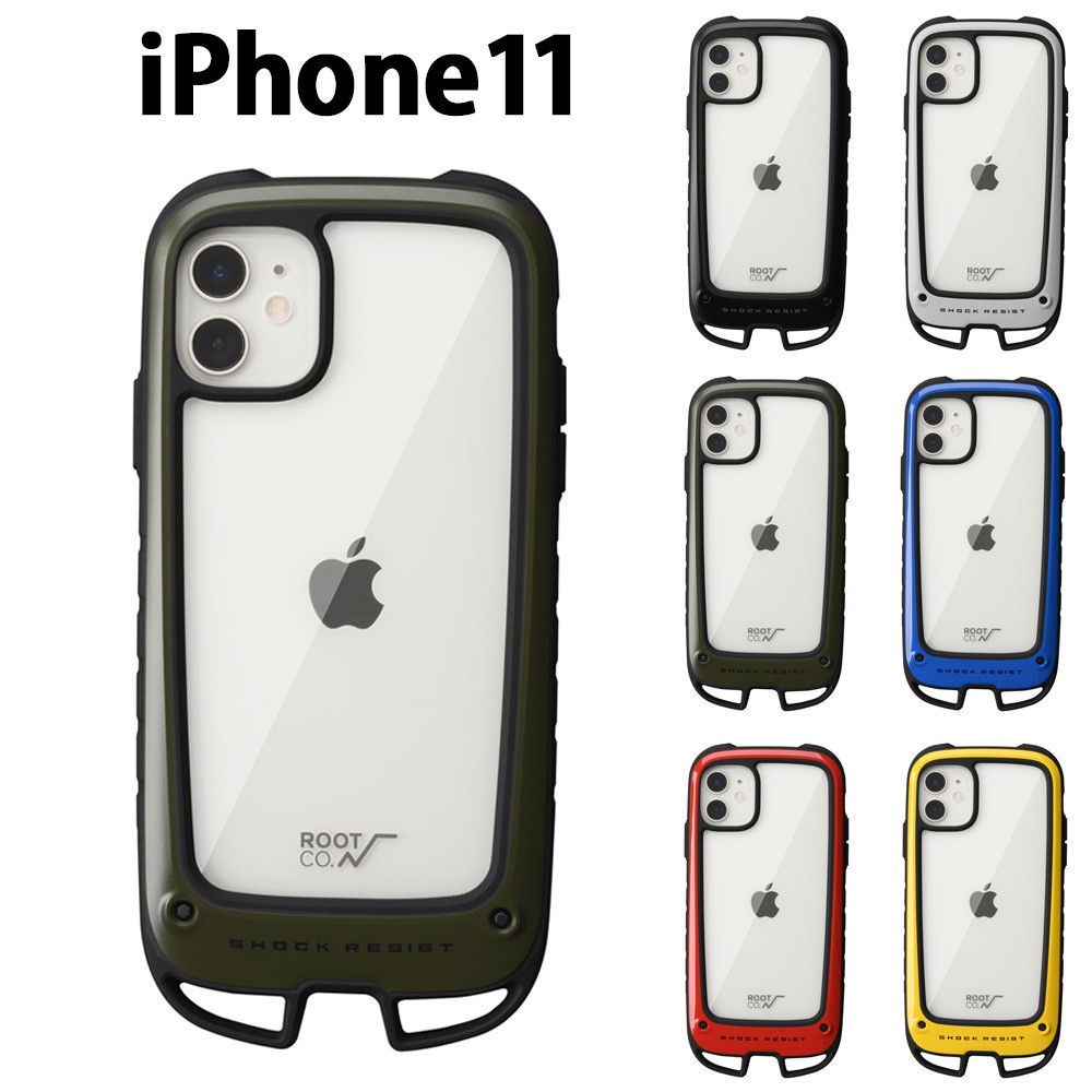 【iPhone11用ケース】ROOT CO ルート コー iPhoneケース グラビティ ショックレジストケース プラス ホールド アイフォン  Shock Resist Case ＋Hold. GSH11R