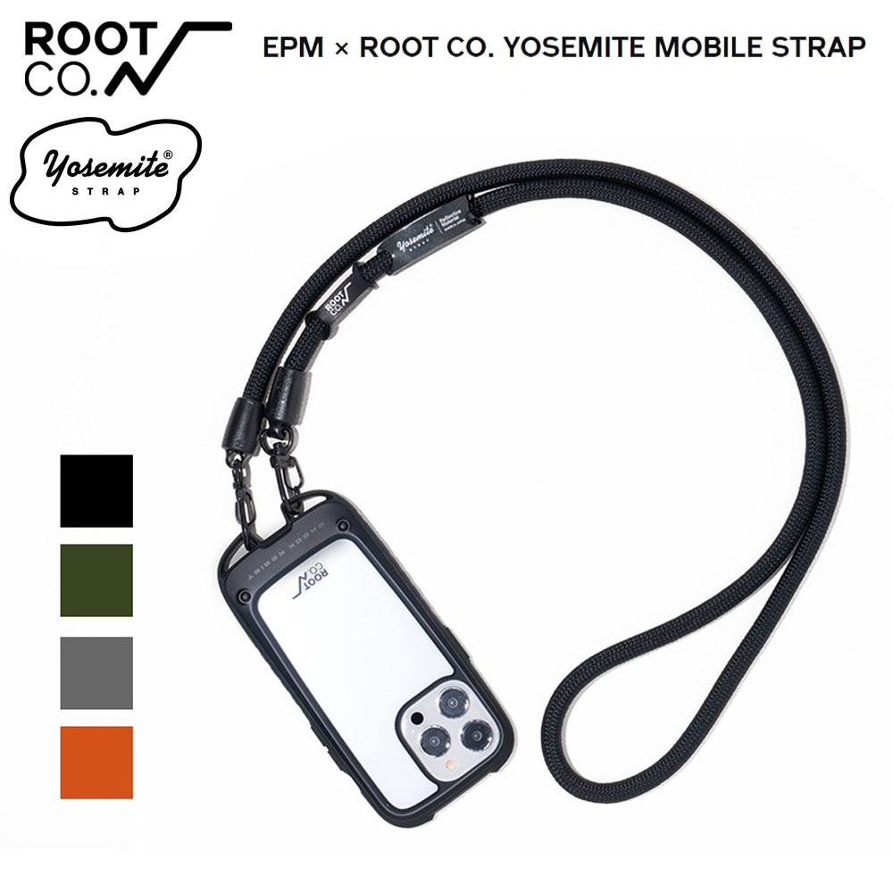 ルート コー ROOT CO ストラップ EPM×ROOT CO. YOSEMITE MOBILE STRAP ヨセミテ モバイルストラップ  YMS-433863 YMS-433870