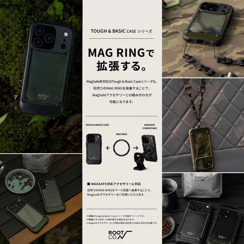 ROOT CO. 【iPhone17専用ケース】ルート コー グラビティ ショック