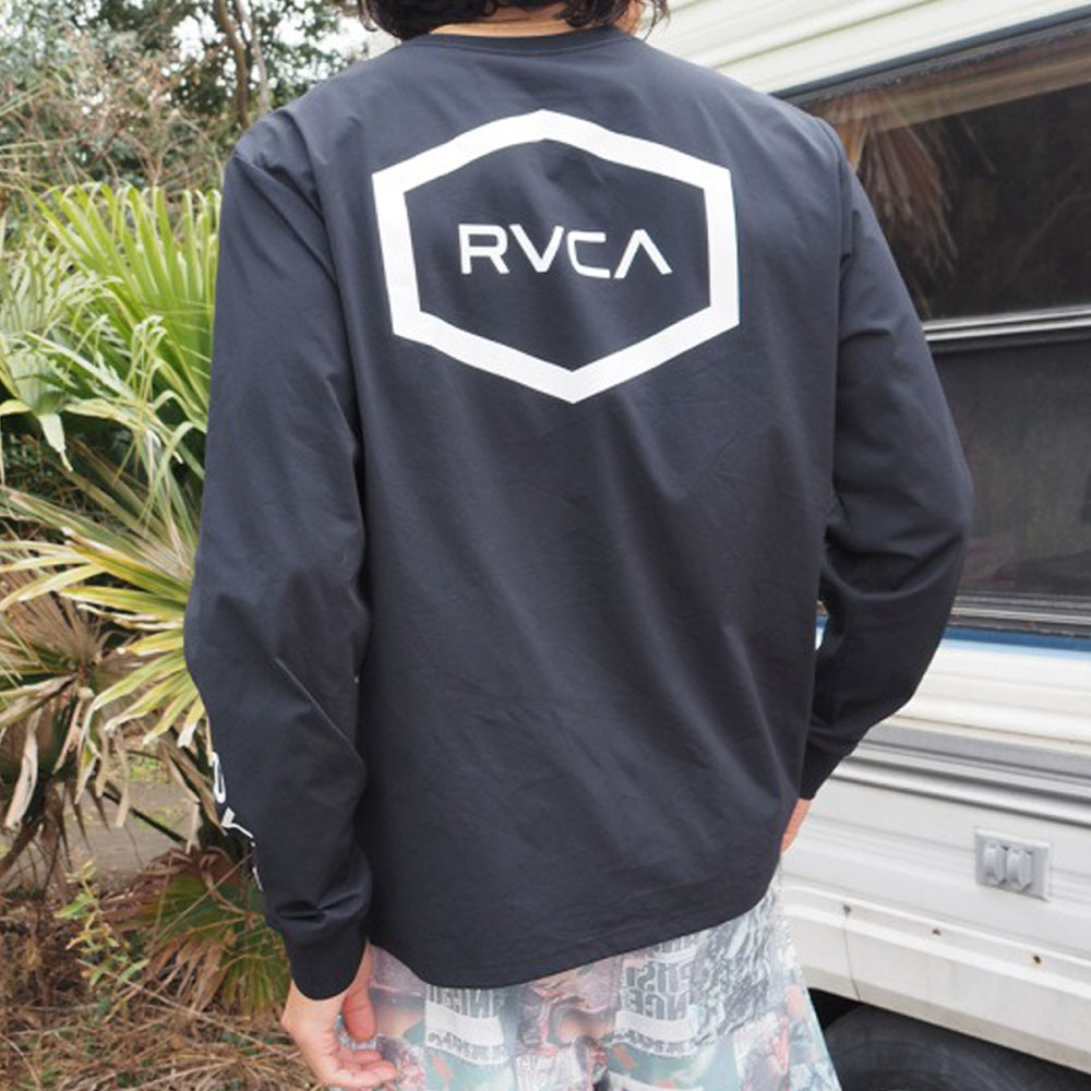 ルーカ ルカ RVCA ラッシュガード ヘックス サーフ ロングスリーブ 長袖 HEX SURF LS BE041801 メンズ クイックドライUVプロテクション UPF50｜raiders｜15