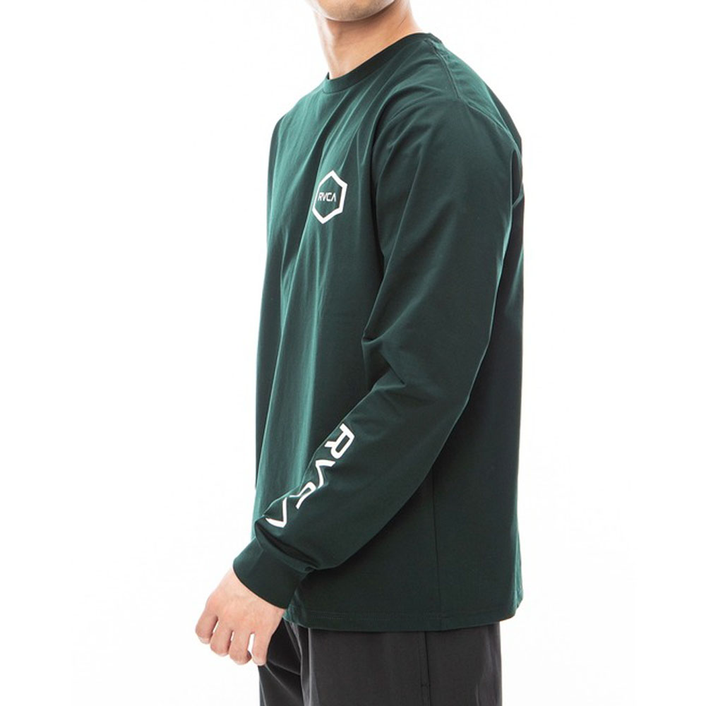 ルーカ ルカ RVCA ラッシュガード ヘックス サーフ ロングスリーブ 長袖 HEX SURF LS BE041801 メンズ クイックドライUVプロテクション UPF50｜raiders｜09