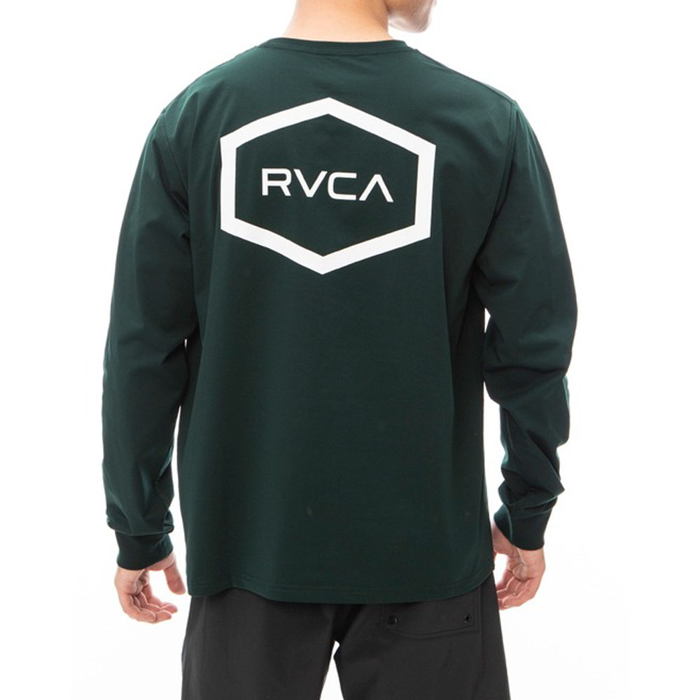 ルーカ ルカ RVCA ラッシュガード ヘックス サーフ ロングスリーブ 長袖 HEX SURF LS BE041801 メンズ クイックドライUVプロテクション UPF50｜raiders｜04